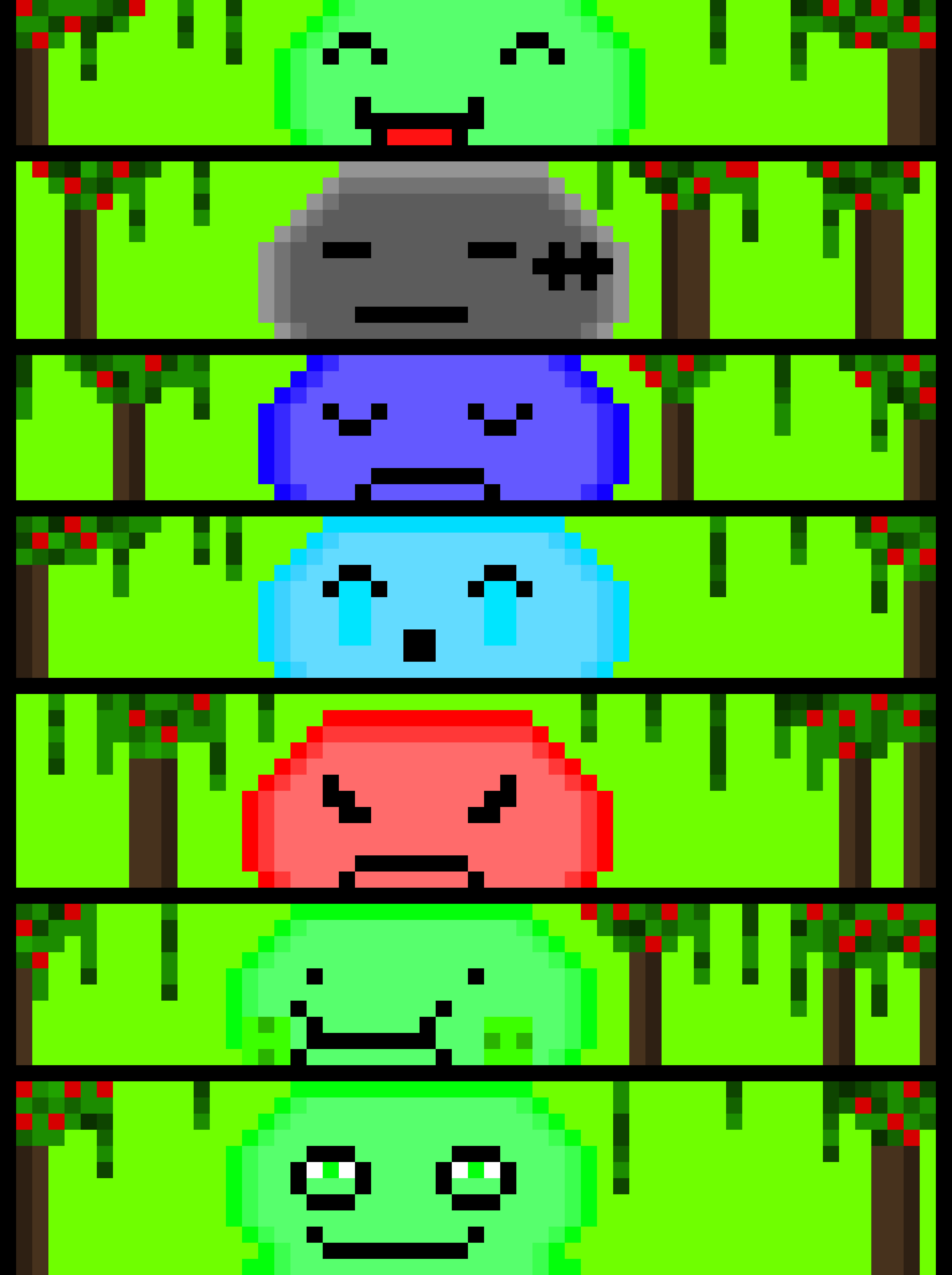 [9664c4] Slimes facial expressions