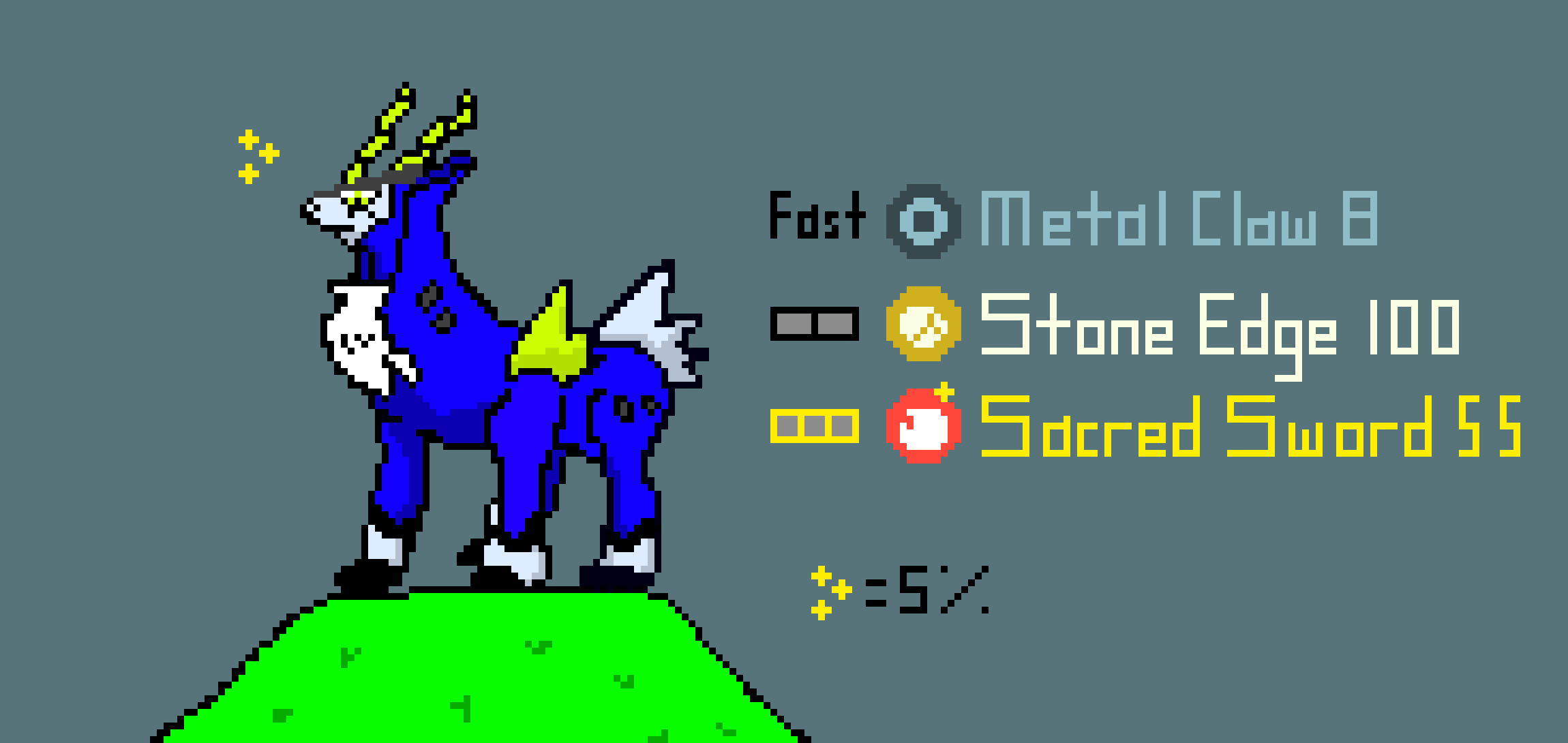 [124301] Shiny Cobalion