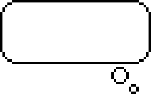 [f52c63] Thinking bubble - Black