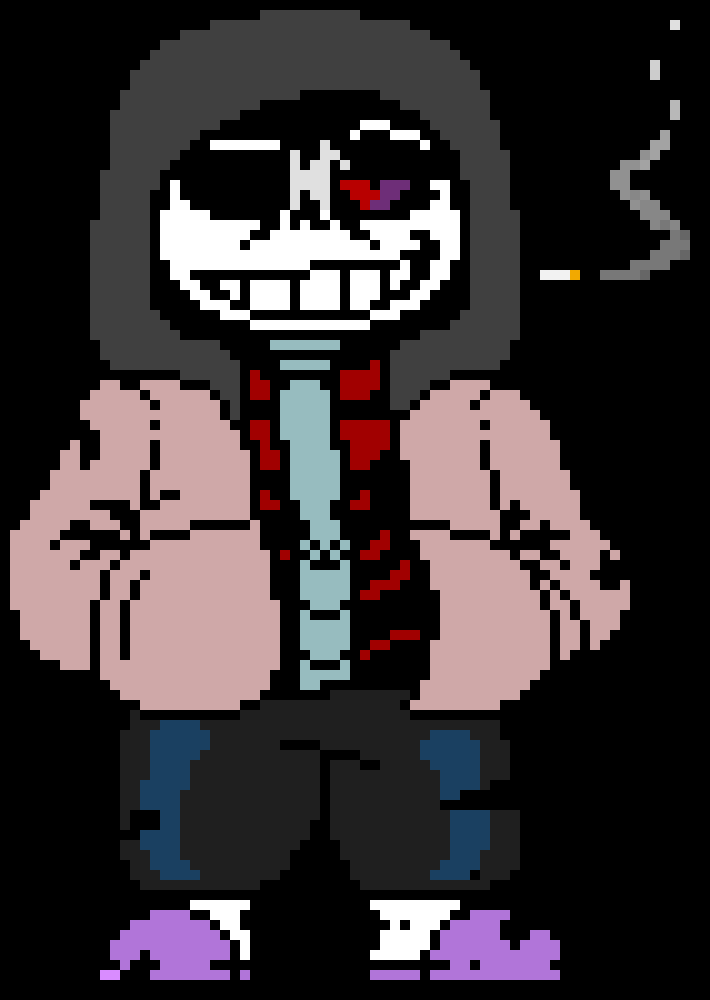 [e0db1a] And this is Dust!Shard... I guess he is the brother (i think) of Shard!Sans...