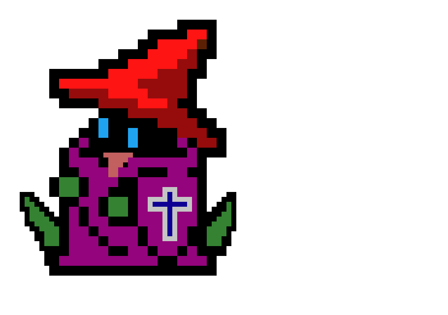 [0f4f9d] Eldritch Sage 8-bit Open Mouth