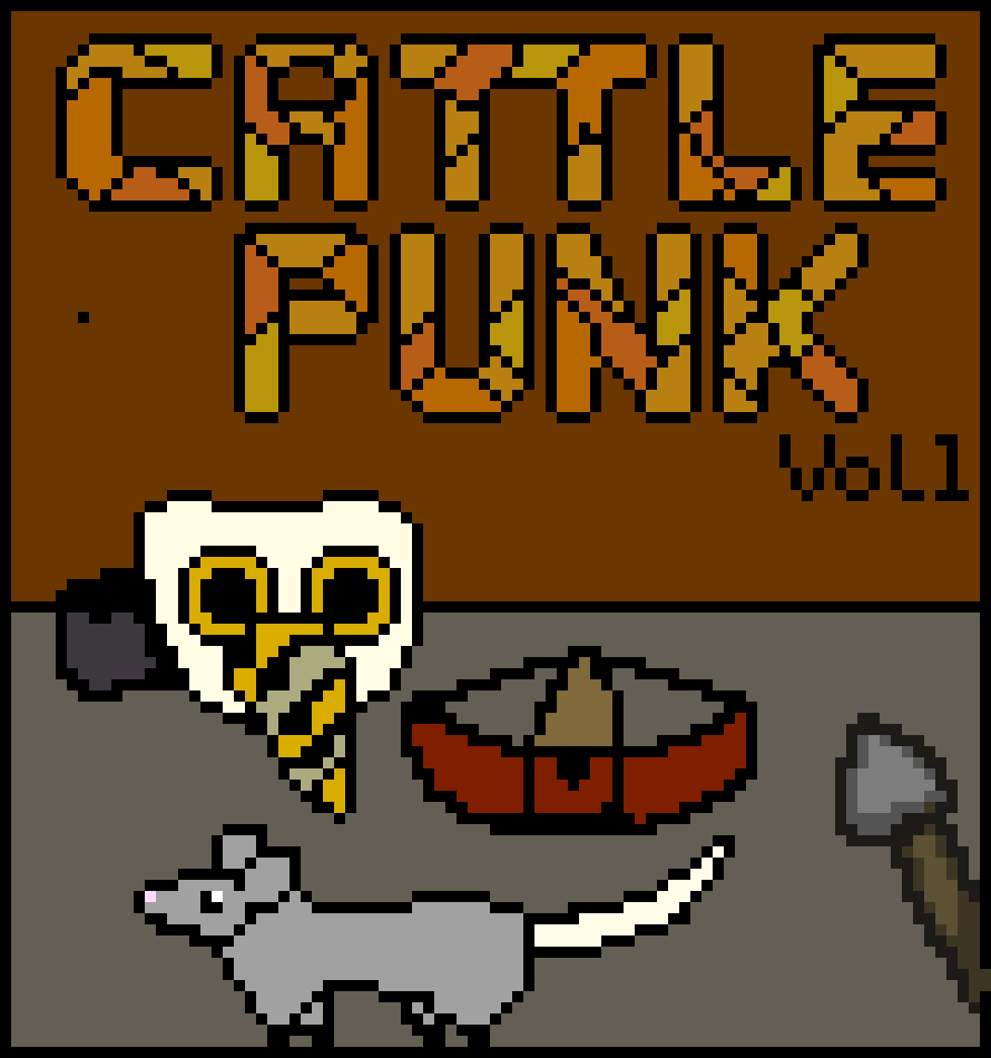 [7f8ca2] Cattle punk first page