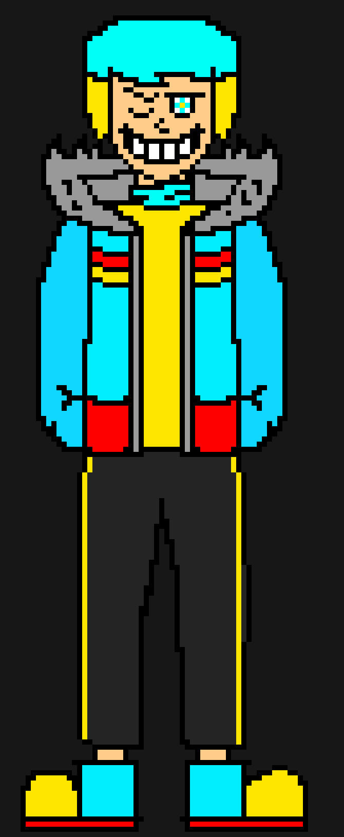 [10a19a] *Show the picture* This is (Insert the word got corrupted) AKA my bro - DST