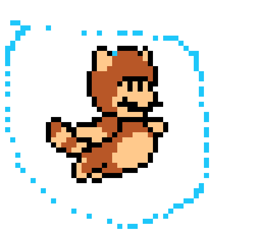 [9664c4] Tanooki Leaf Mario!