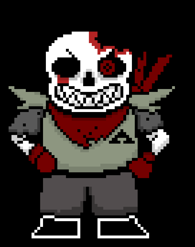 [736227] HORRORSWAPFELL - Sans Battle Sprite 