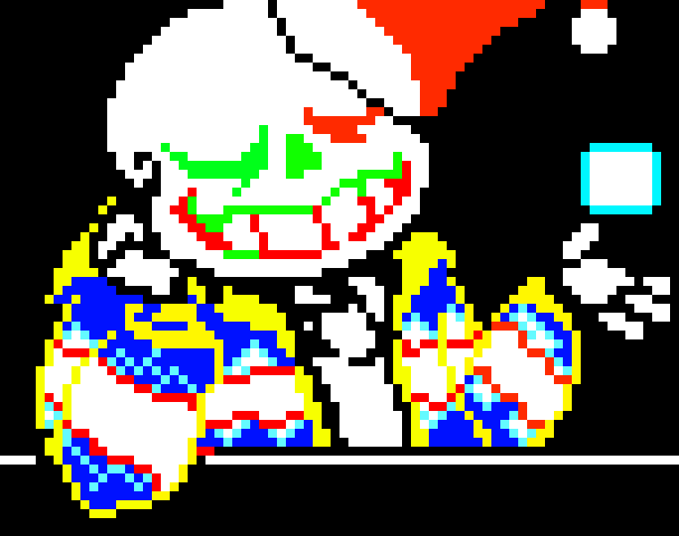 [11a9d7] -blue magic's the other giant snowball and tosses it over the barrier- Get Dunked On! -ShopKeeper Sans