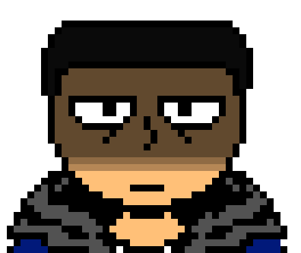 [e9a51d] *he teleports in front of killer and attacks with an energy punch.*