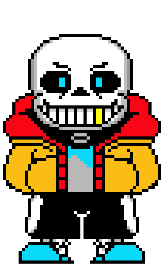 [9664c4] Sans Battle Sprite - Colored