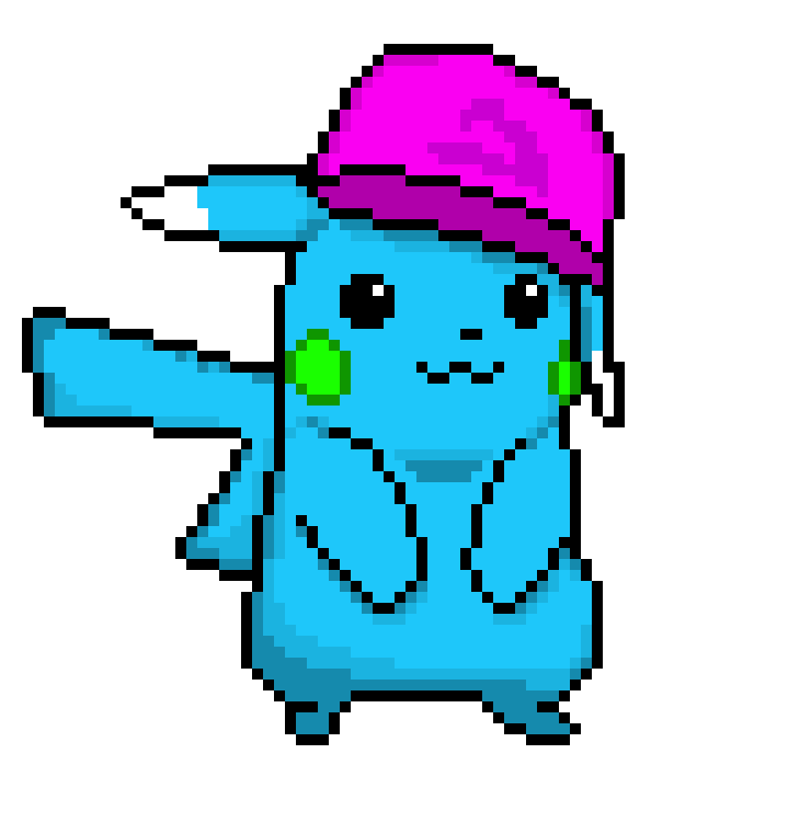 [ff0539] Shiny Style Pikachu