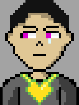 [90896a] *He ducks and dodges around the bones and blasters to the best of his ability, though with such a bullet hell going on he still gets hit quite a few times. And there's no dodging the force throw. Once he realizes the knife is gone...* You don't want to give me a chance, do you? Just like last time. *He sends out a barrage of BD's knives.*