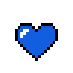 [63aad6] blue heart