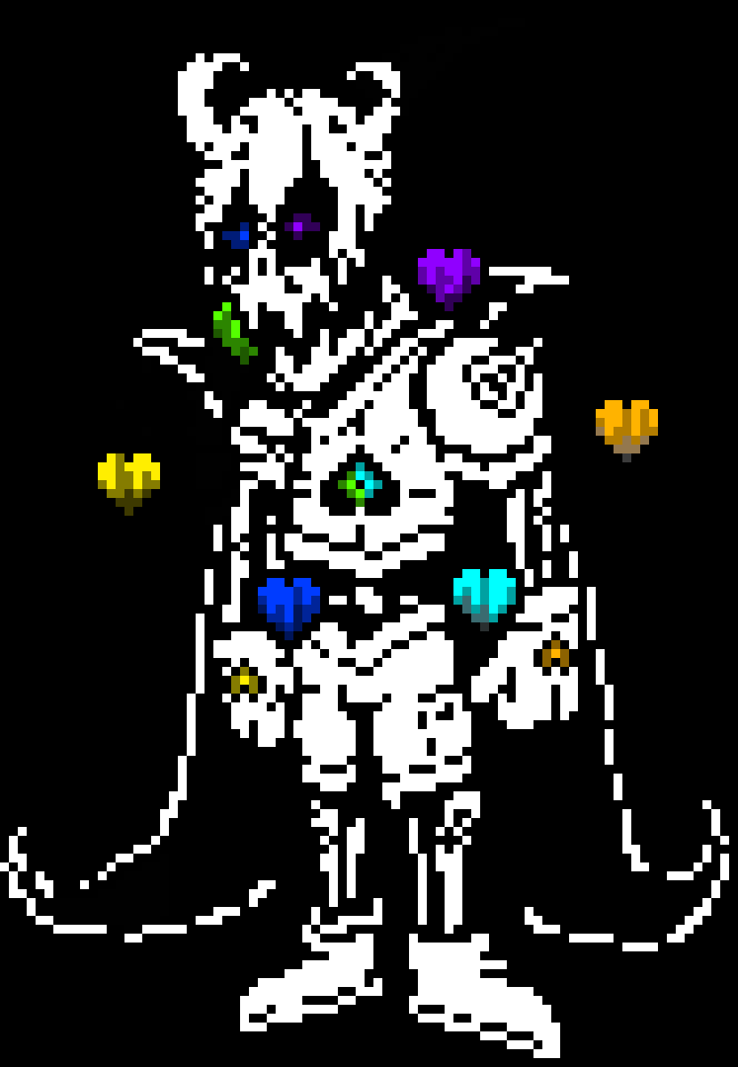 [0535a6] Portals from other universe appeared around terror and shot out strings that kept him in place