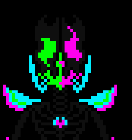 [d0ac6b] -he covers his chest and the armor protects their SOUL they don't take damage-