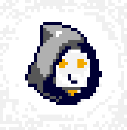 [dfb43a] Reaper Overwatch Pixel Face 