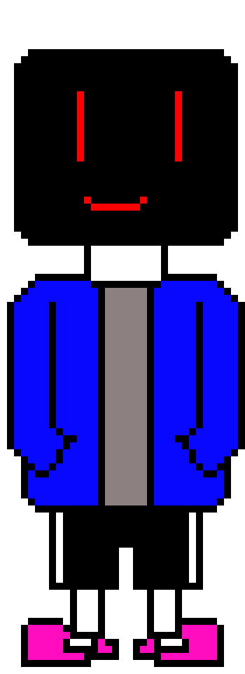 [7b4cc2] QuestionsTale Sans: Battle sprite,Blasters,And Bones.