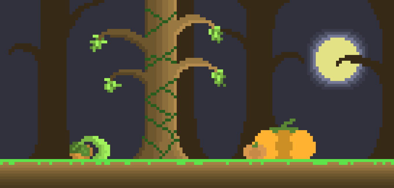 [9664c4] a night time forest scene
