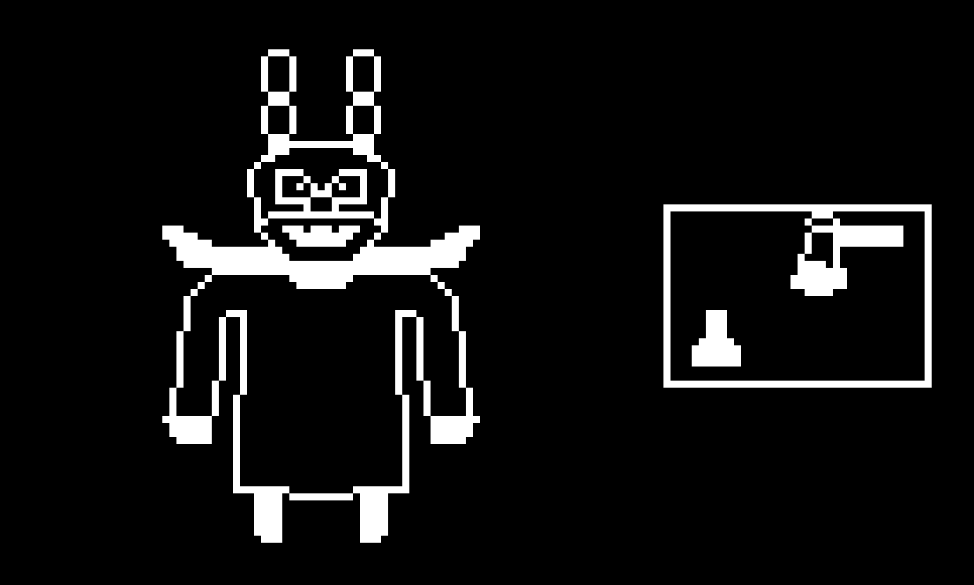 [9664c4] springtrap=asriel battle FNAFTALE pixel art challenge