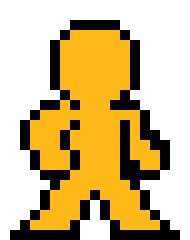 [fdf433] Pixel man standing 2