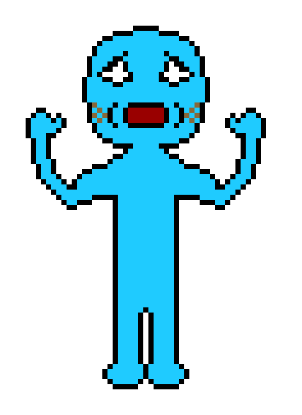[8707da] I`m Mr. Meeseeks! IT WAS AN ACCIDENT!!! *The Meeseeks absorbs the hit but cannot fight back.*