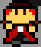 [ce28af] *he puts down the mushroom and takes damage becoming smol again and looks up to Lucy* see now you're taller than meh