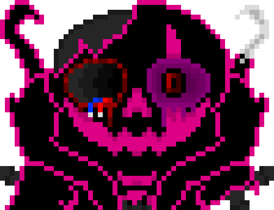 [0b8c3c] *walks over to the melting shadow and looks at him*