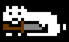 [c91422] *Chews on plastic knife*