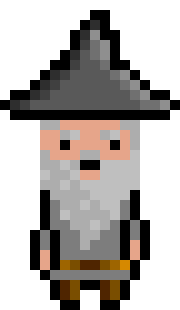 [bb0007] Pixel Wizard Grey Idle AniF2