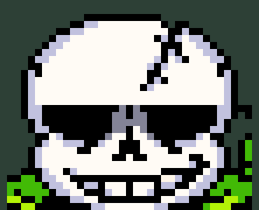 [a228fa] *He holds it to his chest and slams Chara onto the ground, then a massive explosion happens, the only thing that remains of the bomb, Skele, and Chara is a big black stain on the ground.*