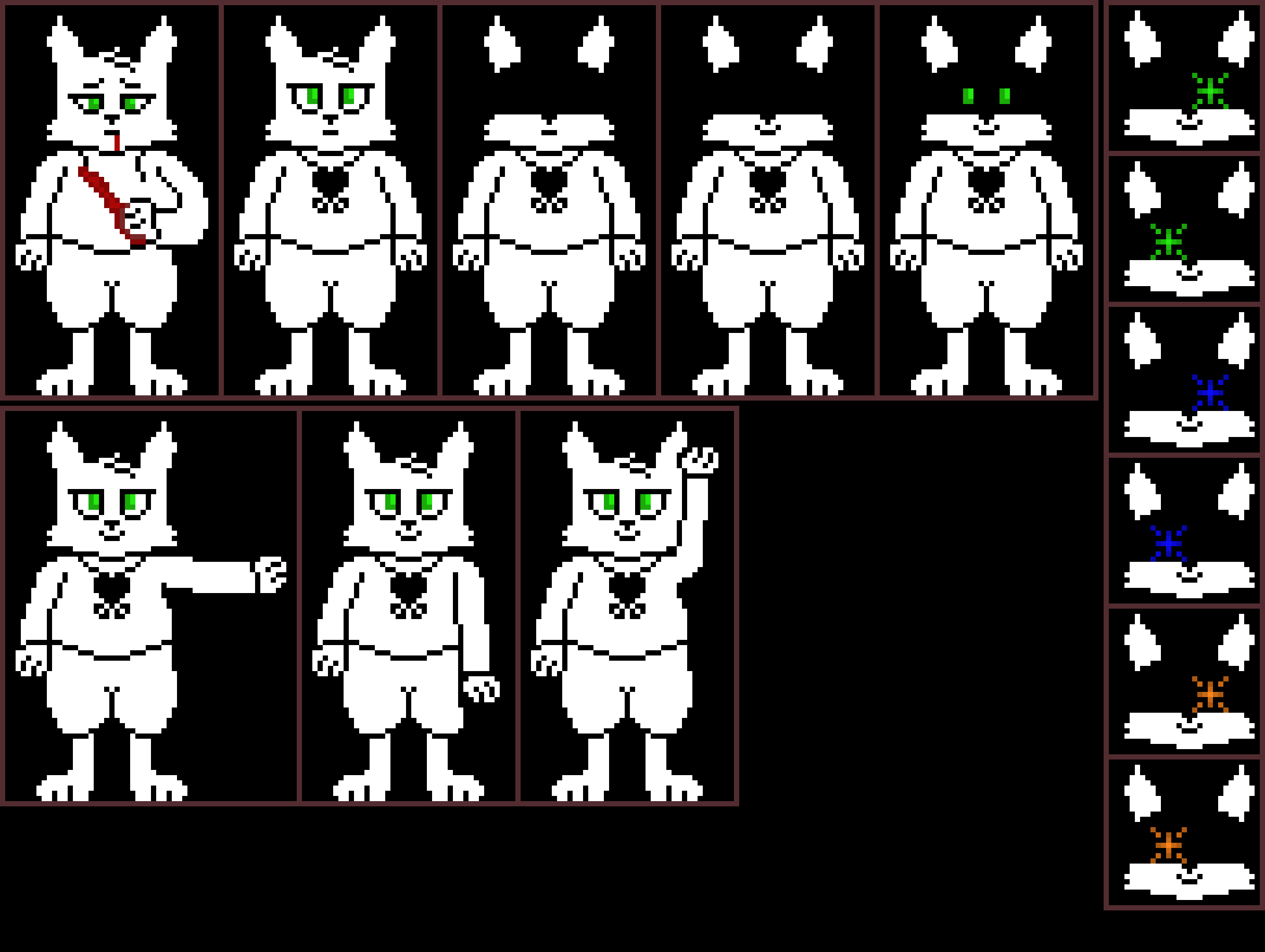 [70c690] Lily Battle Sprites (@Terrie)