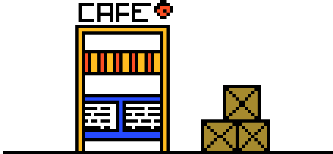[39924a] Cafe