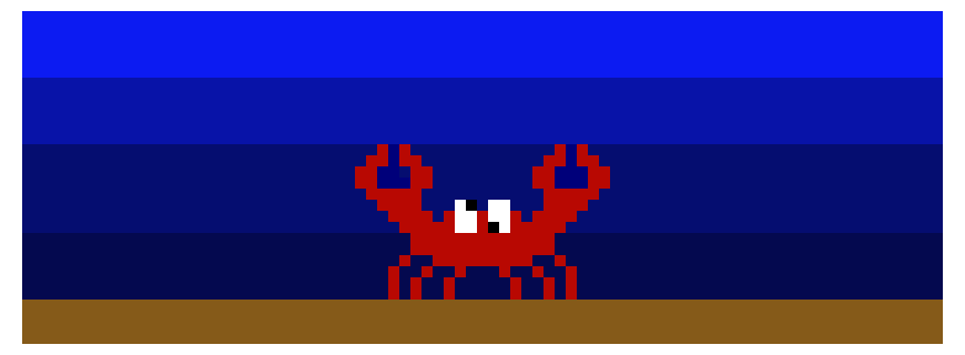 [9664c4] Crabs in the ocean