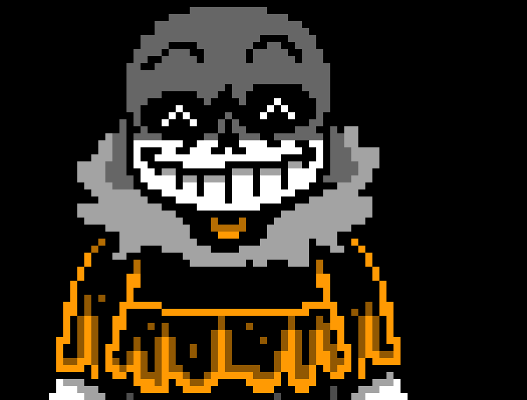 [f8d2f7] hehe thanks *they all start eating*-DS!sans
