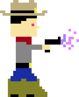 [83c334] CowboyLaufendundSchiessend