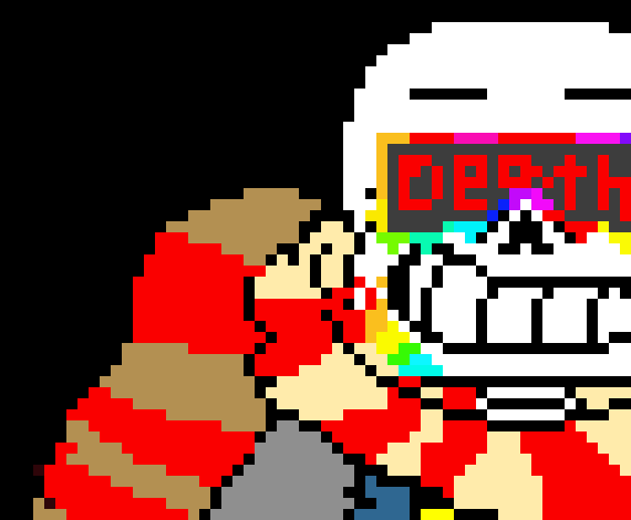 [86ff52] *Collects some of the gas for study - Fresh!Ink sans