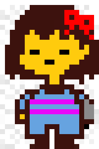 [bfd627] frisk with faded ribbon