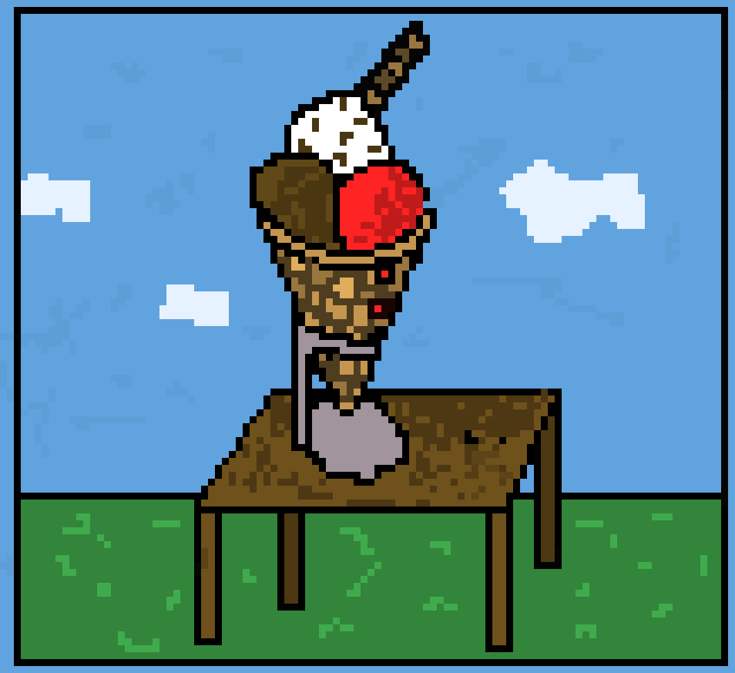 [25adef] Pixelbild Milena