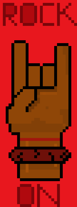 [4104a7] Rock on back ground edition