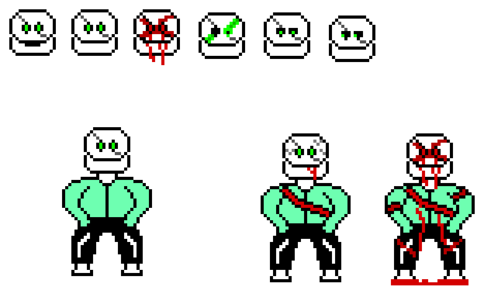 [9664c4] Undertale AU ATOE Sans Sprites FINISHED!