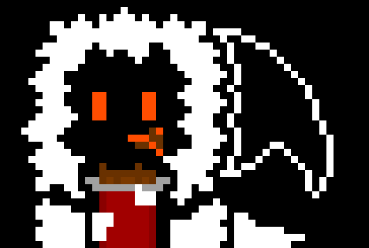 [5e7c80] *He has alot of chocolate on his mouth*