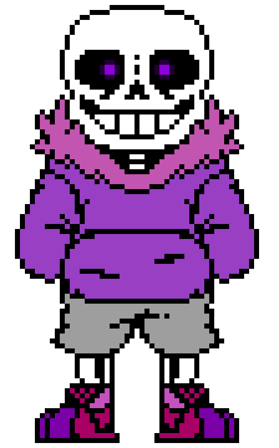 [8060ac] i made a genderbent version of this Sans