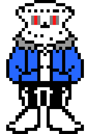 [72c467] *tp to robot puch hard with  no miss and sound*-Sans