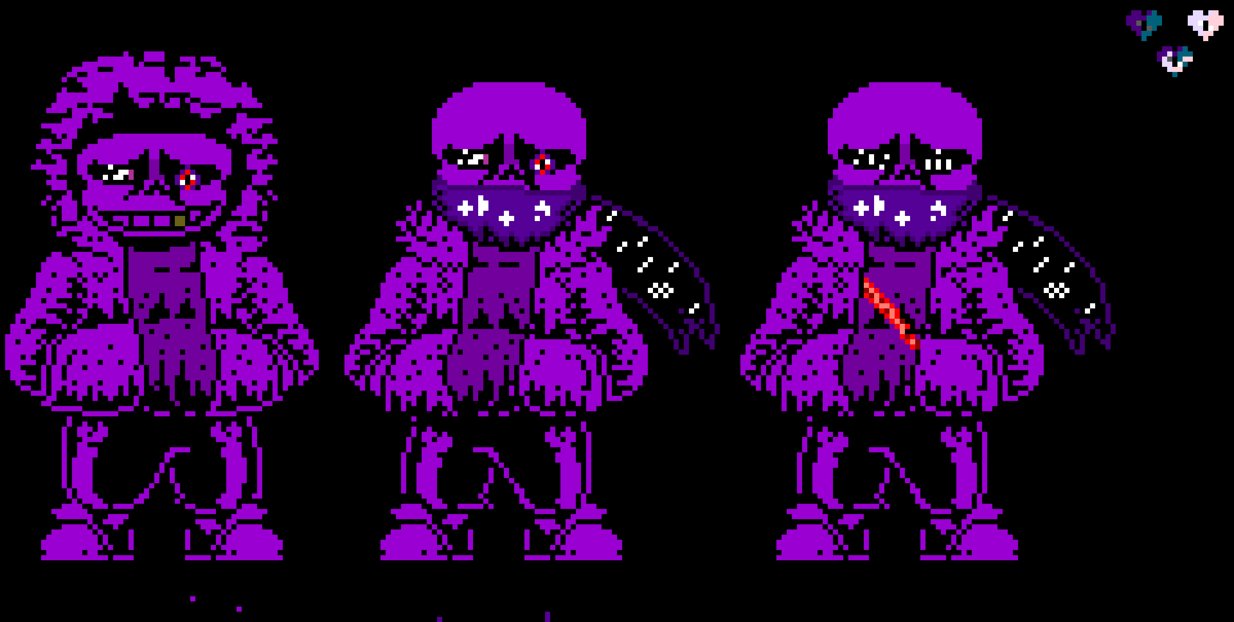 [c8bb2d] purple sans time trio