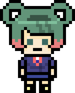 [32653b] danganronpa pixel sprite hwa-young subin