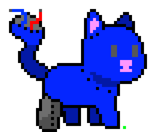 [3a33bd] (Goes towards Omega and puts paw on face witch makes a temperarl non devil spell)-Speck