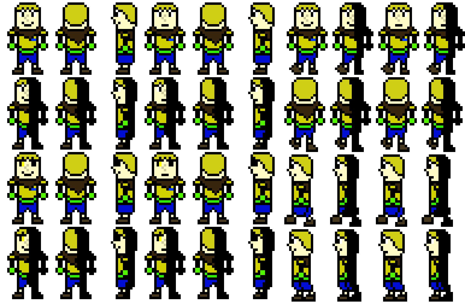 [9664c4] Sam Sprite Sheet - UnderLife