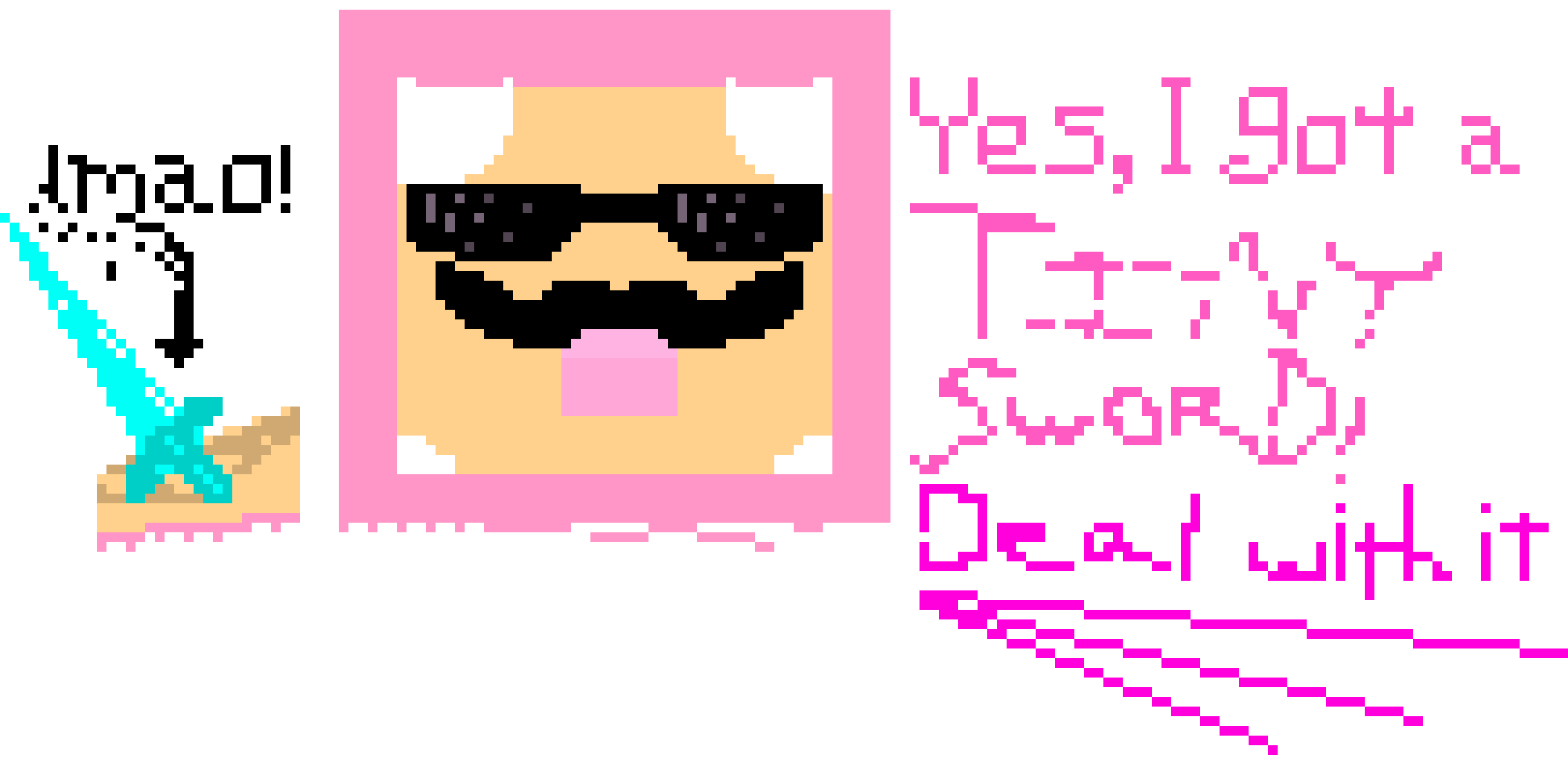 [9664c4] Pink Sheep Meme #1