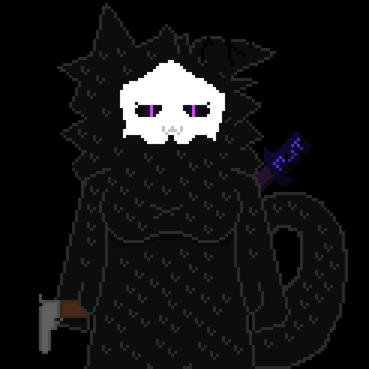 [ebf0c4] Well uhhhh…*he holds a vaguely catlike creature in his hands before it combusts into a wave of corruption* more like a pipe bomb than a cat…but it was a start…