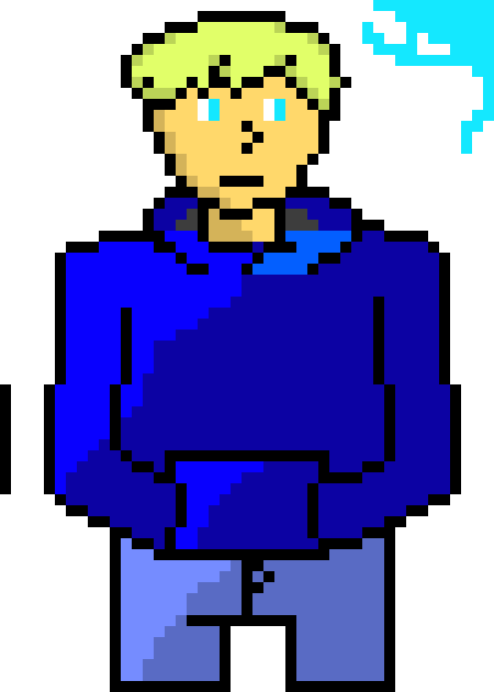 [843b57] its funny you say that I had 3 sprites altogether lost sam and the mistery guy I was gonna give a face reveal now gtg school-Omega