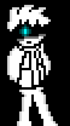 [7a0a81] *he dodges again.* ... *he makes a wall of crystals about half of chris' height. some of them are blue, meaning don't move.*