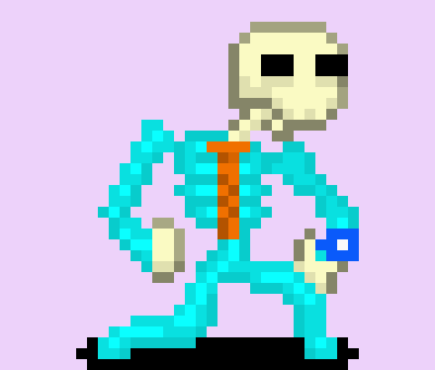 [05b0c1] *Singing* Hello, jack-o'-lantern, how the hell have you been? I haven't seen you since Halloween, and that was pretty harrowing I'm nothing but bone and marrow I'm rocking a bow and arrow Like some kind of low-fat Rambo Don't wear clothes, I go commando Don't wear pants, I'm butt naked But my butt is just grey 'Cause ain't no junk in this trunk No wonder my butt's aching I can't sit down, I can't do any sunbathing It's frustrating, I just wish the game was updated All I want's some muscles and a suntan, honey But until I get them, killing you's a fun plan, sonny So better start running when you hear my bones rattling A rat-tat-tatting on your door before I bash it in